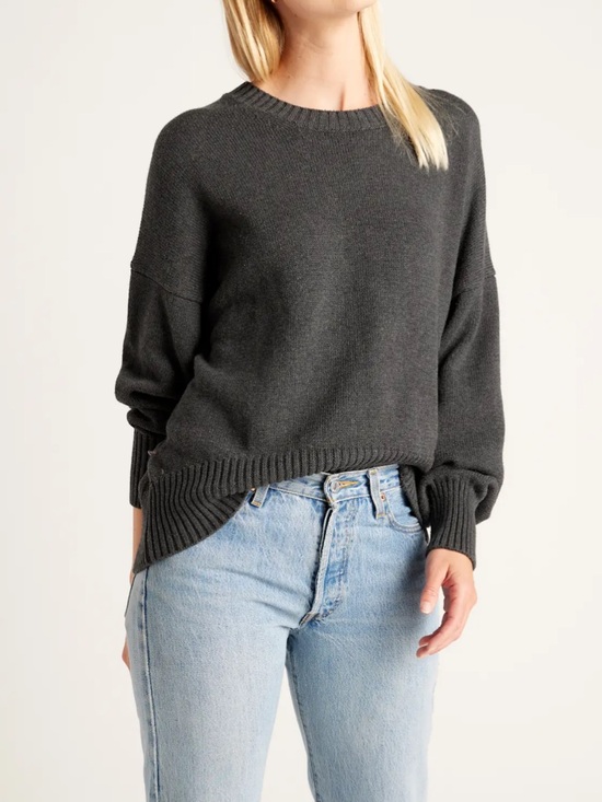 Quince Sweaters - Quince 100% Organic Cotton Boyfriend Crew Sweater XS